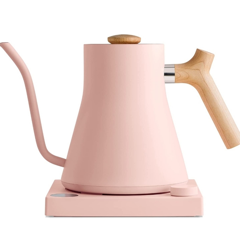 Fellow Stagg EKG Electric Gooseneck Kettle - Pour-Over Coffee and Tea Pot, Pink
